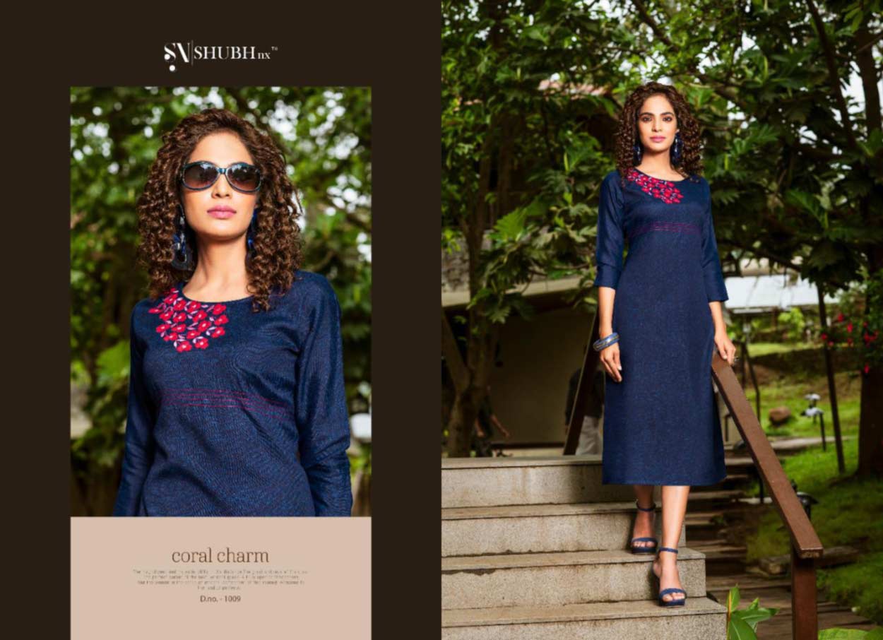 Nach Baliye Slub Mirror Work Kurti Set Nach Baliye Slub Mirror Work Kurti Set